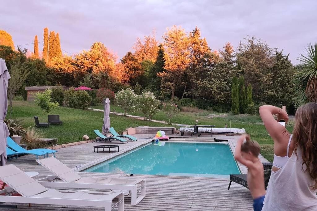 Chalet Bois Cosy Avec Piscine Aix Nature Aix-en-Provence Buitenkant foto